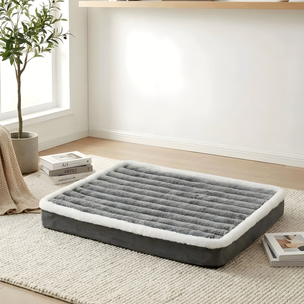 Matelas orthopédique en mousse d'œuf pour petit chien