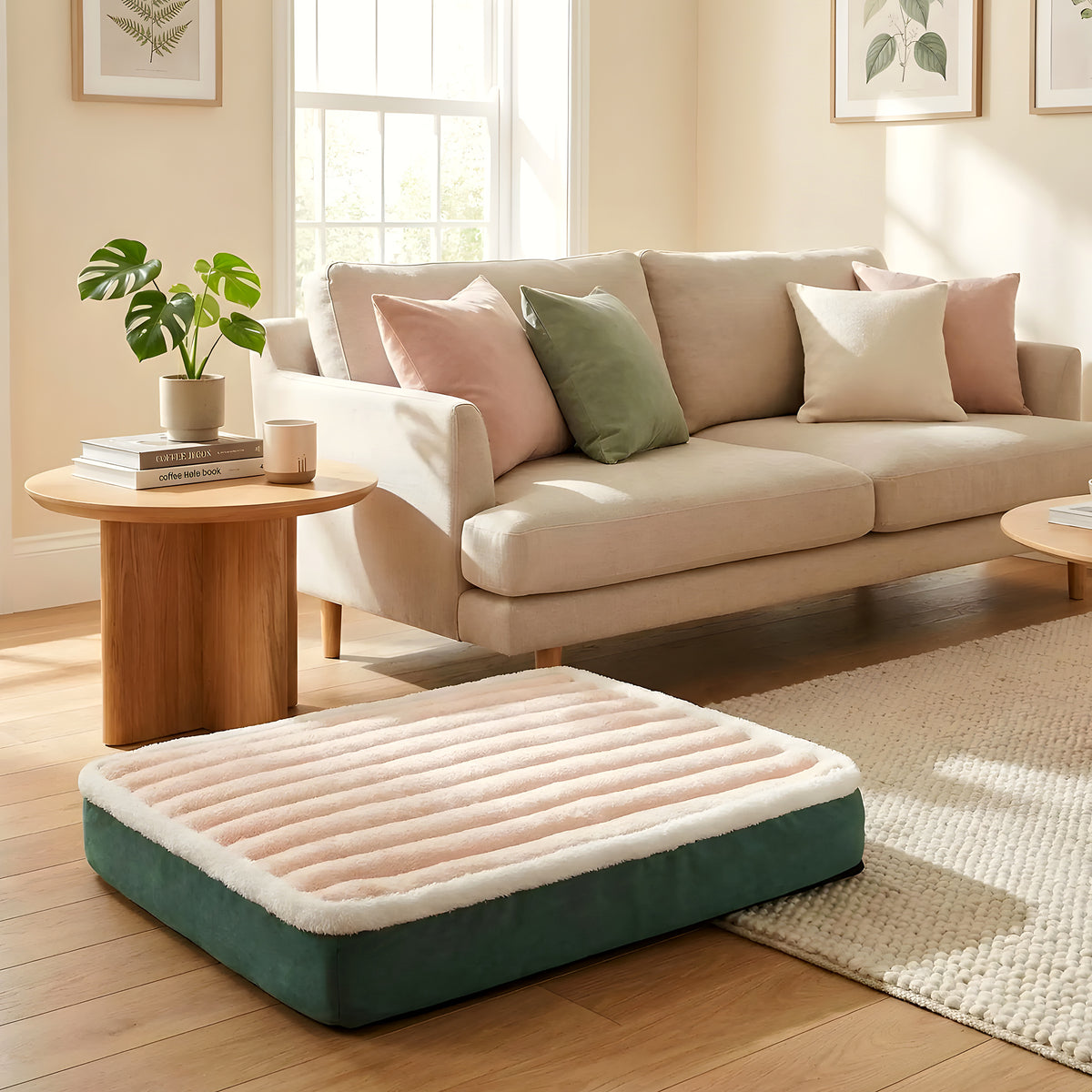 Matelas orthopédique en mousse d'œuf pour petit chien